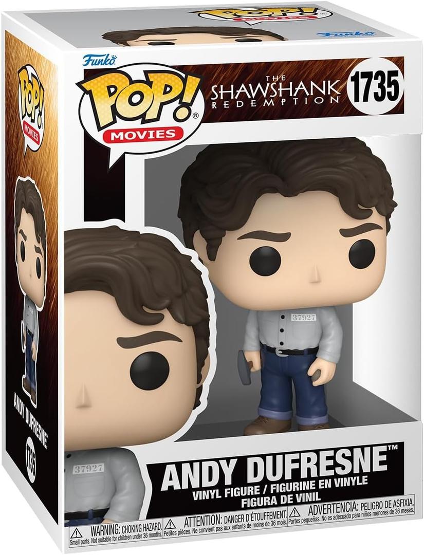 Funko POP Movies: SR - Andy Dufresne - Shawshank Redemption - Collectable Vinyl Figure - Gift Idea - Official Merchandise - for Kids & Adults - Movies Fans - Model Figure for Collectors and Display