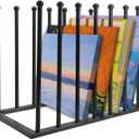 Art Storage Rack, Art Drying Rack, Art Canvas Organizer, Paint Display Rack Metal Easel Display Stands for Canvas Boards, Panels, Prints, Frames, Artworks, Gallery