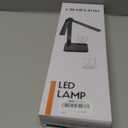 Dimmable LED Desk Lamp with USB Charging Port, 50 Lighting Modes Dual Swing Arm Architect Table Lamp Light Desk Lamp for Home Office Dorm Piano Nail (Standard, Black)