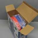 Flexible Race Car Track 15 Ft Starter Set with Suction Cups Compatible with Diecast 1/64th Car for Ages 3 & Up Classic Blue and Red Double Track Long Rolls Up Portable Racetrack