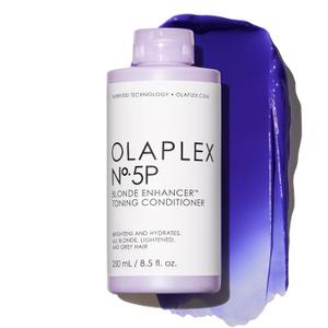 Olaplex N.5P Blonde Enhancer Purple Toning Conditioner: Neutralizes Brassiness & Strengthen | Repairs Damages & Hydrates Hair | For Coily, Curly, Straight, and Wavy