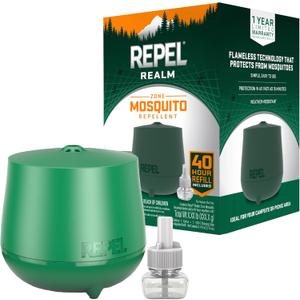 Repel Realm Zone Mosquito Repellent Device, 1 Count, Outdoor Diffuser for Effective Mosquito Protection
