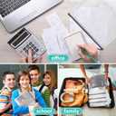 12pcs Mesh Zipper Pouch Bags, A5 Storage Bag for Organizing, File Bags for Office, Board Games and Home Supplies (69, Black)