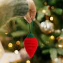 8 x Teacher Ornament - Teacher Christmas Ornaments for Tree - Teachers Gifts for Women - Teachers Daycare Provider Christmas Ornaments 2025 - Teaching Gifts - Teaching Crochet Ornament & Card