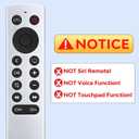 (2 Pack) Replacement Remote for Apple-TV-Remote-Control 4K/HD (NOT Siri & NO Voice)