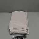 ANRODUO Extra Long Linen Shower Curtain, 108 Inch Long Heavy Duty Boho Farmhouse Fabric Shower Curtain Set with 12 Metal Hooks, Waterproof Decor Machine Washable for Bathroom Bathtub, 72 x 108, Cream