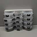 12 Pack Small Glass Food Storage Containers with Lids Airtight, 13oz Leak-Proof Meal Prep Containers Set, Freezer to Microwave Safe, Dishwasher Safe