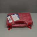 Ontel Battery Daddy Storage & Organizer Case w/Tester, Stores & Protects Up to 180 Batteries, Double-Sided, Clear Locking Lid, Secure Latches & Portable Carrying Handle - Red (Batteries Not Included)