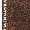 Heaven Mayhem Jewelry Book Box  Vol. 2  Leopard Print Jewelry Storage Box  Decorative Book-Inspired Organizer for Display, Storage & Gifting