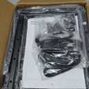 Garage Ball Storage Wall-Mounted & Floor Sports Equipment Organizer: Sports Ball Rack with Elastic Rope, Holder for Basketball, Soccer, Volleyball, Football, Garage, Gym, Black(Patent Pending) (Small)