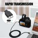 Micro B to USB C Hard Drive Cable, External Hard Drive Cord to USB C for Western Digital WD My Passport, Seagate, Toshiba Canvio, iPhone 15, PC, Mac, Samsung, LG, Moto, Pixel & Other USB-C Devices