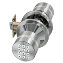 Signstek Keyless Entry Door Lock, Door Knob with Keypad, Smart Code Door Lock, Mute Mode, Passage Function, Easy to Install, Satin Nickel