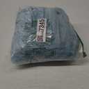 NEWCOSPLAY Super Soft Throw Blanket Blue Premium Silky Flannel Fleece 3D Ribbed Jacquard Lightweight Bed Blanket All Season Use (Blue Ribbed, Throw(50"x60"))