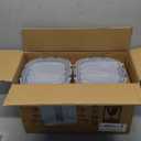 M MCIRCO 10-Pack Glass Food Storage Container with Lids, Airtight Lunch Bento Boxes, Glass Meal Prep Container,Microwave, Oven, Freezer and Dishwasher Friendly (Gray)