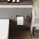 Brushed Nickel Toilet Paper Holder Bathroom Double Post Pivoting Tissue Roll Holder Stainless Steel and Zinc Alloy Wall Mount