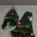 cyeollo Large Dog Christmas Costume Cute Christmas Tree Outfit Pet Dog Clothes Xmas Costumes for Big Size Dogs, Green XL