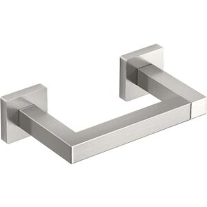 FEILERN Toilet Paper Holder Wall Mounted Post Pivoting Square Tissue Holders Roll Holder Hangers for Bathroom Commercial Toilet Paper Dispenser, Brushed Nickel