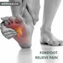3 x Metatarsal Pads for Women, Ball of Foot Cushions (2 Pairs Foot Pads) for Morton's Neuroma, Callus, Metatarsalgia & Forefoot Pain Relief (Apricot)
