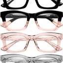 CCVOO Reading Glasses for Women, Stylish Eyeglasses, Blue Light Readers for Women, Computer Eye Glasses, Cheaters