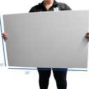 Flipside Products White Foam Board 20” x 30” - Premium Double-Sided with White Foam Core, 3/16" Thick - Photography Mounting, Art Projects, Presentations, Display & Signage – Pack of 5