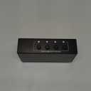 3.5mm Aux + RCA L/R Bi-Directional Stereo Audio Switch 4 in 1 Out A/B Analog Audio Switcher Selector
