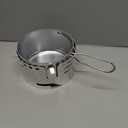 Blulu Ash Catcher Assy for 18-1/2" Charcoal Grill Replacement Parts (Bowl Diameter 6.9", Silver)