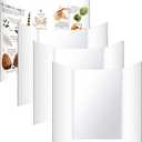 Trifold Poster Board 36"x48", 4 Pack White Extra Large Corrugated Display Board Foldable Board for School Projects, Science Fair, Business Presentations, Photo Displays, Graduation Exhibitions