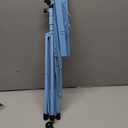 CAHAYA Portable Sheet Music Stand: Dual Use Desktop Book Holder Folding Lightweight Extra Stable Reinforced with Carrying Bag and Clip for Students Musicians Height Adjustable up to 54.3" CMS0204BL