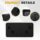 Front Bumper License Plate Frame Bracket Compatible with Chevy Suburban Tahoe 2021 2022 2023 2024, Black License Frame Holder Mounting