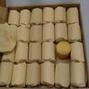 24 Pack Votive Candles 100% Beeswax Votive Candles Bulk 13-14 Hours Burn Time Smokeless Bees Wax Votive Candle Unscented Bees Wax Candles for Home Decor