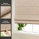 LazBlinds No Drill Cordless Roman Shades for Windows, 29" W x 60" H, Sunset