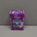 Poise Ultra Thin Incontinence Pads & Postpartum Pads for Bladder Leaks, 3 Drop Light Absorbency, Regular Length, 28 Count