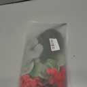 TOCHGREEN Artificial Red Geranium Silk Flowers Outdoor Plant Bush 2 Bundles Faux Flowers Geraniums for Outdoors Floral Home Decor Indoor Garden Patio Vase Grave Cemetary Table Centerpieces Decor