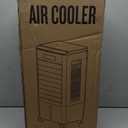 Portable Air Conditioners, 3-in-1 AC Cooling Fan 3 modes 3-Speed with Remote Control & 4 Ice Boxes, Evaporative Air Cooler with 8L Tank for 20H Cooling, for Home, Bedroom, Kitchen, Living Room (White)