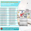 Upgraded DA97-20156B Refrigerator Ice Bin Assembly Compatible with Samsung Refrigerator Ice Maker Tray, Fits RF28R7201SR/AA, RF28R7351SG, RF28R7351SR, RF28R6201SR, RF27T5201SR, RF27T5501SR Ice Bucket