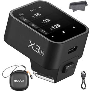 GODOX X3 X3S X3-S TTL Touchscreen Flash Trigger Compatible with Sony Cameras, 2.4G Wireless OLED Transmitter, Built-in 850mAh Lithium Battery (X2T-S XPro-S XProII-S Upgrade Version)
