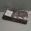 Brown Foam Seat Cushions Kitchen Chairs Pads for Dining Chairs Non Slip Office Seat Cushions Washable U Shaped Soft Thick Large Metal Wooden Chair Cushions,17" x 15"