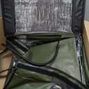 Pecute Heated Outdoor Cat House with Heating Pad - Weatherproof Insulated Winter Shelter for Outside Feral Cats, Cathouse with 2 Exits, Reinforced Metal Frame, Expanded Canopy for Porch Garage Barn (Small)