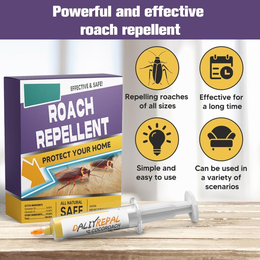Roach Repellent Indoor Pet Safe, Cockroach Repellent Indoor - 4 Count