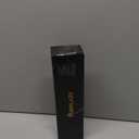 Hair Straightener 1 Inch Flat Iron and Curler 2 in 1 Titanium Ceramic Ionic Dual Voltage Straightener with Heat-Resistant Silicone, for Less Frizz, Shinier & Smoother (Black/Rose Gold)