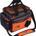 KastKing Fishing Gear & Tackle Bags - Saltwater Resistant Fishing Bags - Fishing Tackle Storage Bags (A1: Medium-Hoss(Without Trays, 15"x11"x10.25")-Orange)