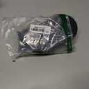 Universal Headphone Stand, Magnetic Wireless Charger for iPhones/AirPods/iWatch, Aluminum Alloy Rod, Leather Pad, ABS Solid Base, Black