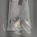 Chrome License Plate Frame Made of Zinc Alloy Metal, Universal Car Accessories,1 Pack License Plate Holder Never Rust and Unbreakable with Metal Screws, Chrome Caps and Screwdriver