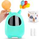 Balloon Pump Electric, SPLAKS Balloons Inflator Air Pump Portable Balloon Blower for Garland Arch, Party Decoration (Blue2)