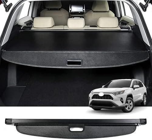 Deluden Retractable Cargo Cover Compatible with Subaru Forester 2025 6th Gen Shield Security Shade Privacy Screen Tonneau Luggage Cargo Trunk Organizers (Carbon Fiber Texture)