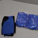 LotFancy Face Ice Pack Wrap for TMJ, Wisdom Teeth, with 4 Reusable Hot Cold Therapy Gel Packs, Pain Relief for Head, Oral and Facial Surgery, Dental Implants, Blue (Blue(one Size Fits Most))