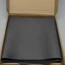 Dog Food Mat, 36" x 24" Extra Large Absorbent Dog Mat for Food and Water, Non Skid Cat Bowl Mat, No Stains Quick Dry for Pet Water Dispenser Pet Supplies for Messy Drinkers (Dark grey)