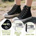 YFINE Sneakers Flat Shoe Laces: Athletic Shoelaces With Metal Tips - 2 Pair (47 inch (120CM), White Silver + Silver Tips)