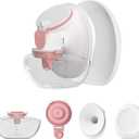 1 Pack M9 Full Set Breast Replacement Part for Momcozy Upgraded Mobile Flow | Upgraded M9, Including 24mm Flange, Red Valve, Red Diaphragm, Storage Bottle, Not Original Parts, 1 Overall Red