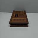 Bamboo Bathtub Tray Caddy - Splash-Proof Adjustable (28.5-40") with Wine Holder, Tablet Stand & Non-Slip Grip | Spa-Grade Organizer for Bath Essentials & Reading- Walnut